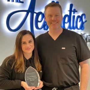 owner with award _ Raleigh NC Med Spa