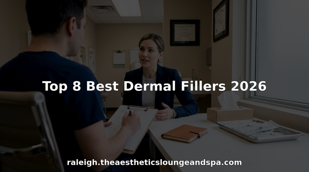 Dermal filler consultation in professional clinic room