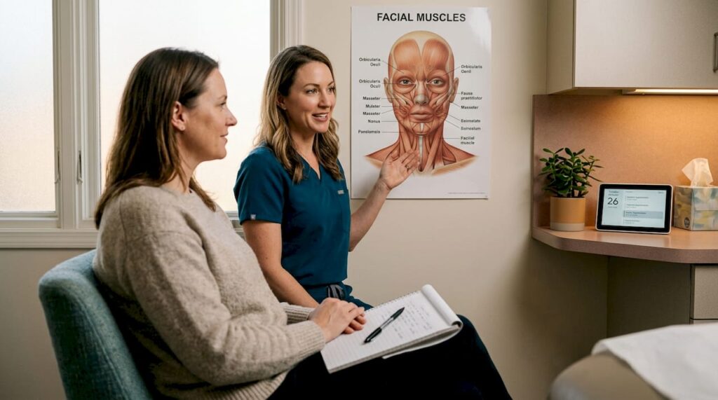 Consultation in medical office for injectables