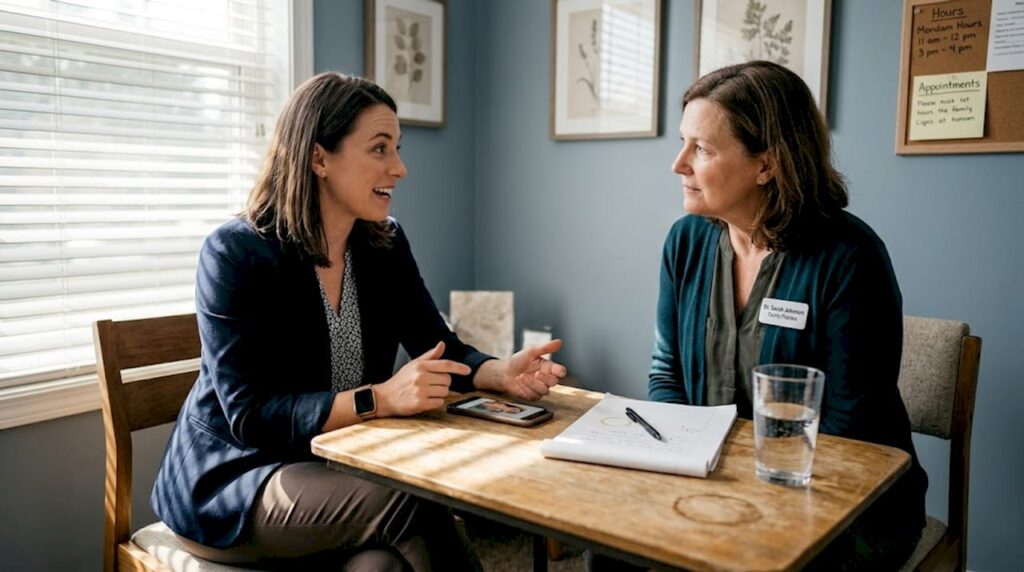 Consulting about natural-looking aesthetic results